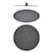 Kibi Circular 12 Metal Ultra Thin Profile Rain Shower Head 1.75 GPM - Matte Black SH1201MB - alternate 1